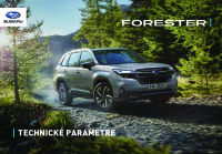 Subaru Forester - technicke parametre MY25-4